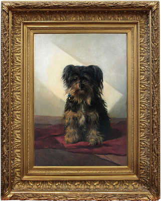 Сверчков Николай Егорович. Портрет собаки (терьер) 